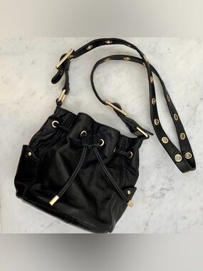 Juicy Couture Selma leather mini bucket bag